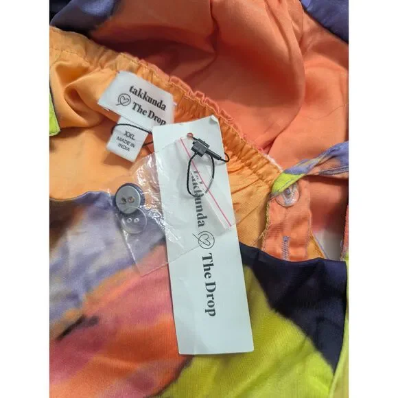 🌈 The Drop Abstract Print Maxi Dress by @Takkunda XXL - Picture 9 of 10